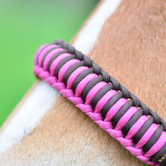 Provazová ohlávka s opletem AMBRA (paracord) AIVA