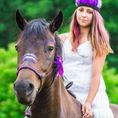 Provazová ohlávka s opletem INDIANA AIVA
