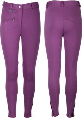 Dětské jezdecké kalhoty - Starter Violet (fialové) | Velikost 122 (skladem 1ks)